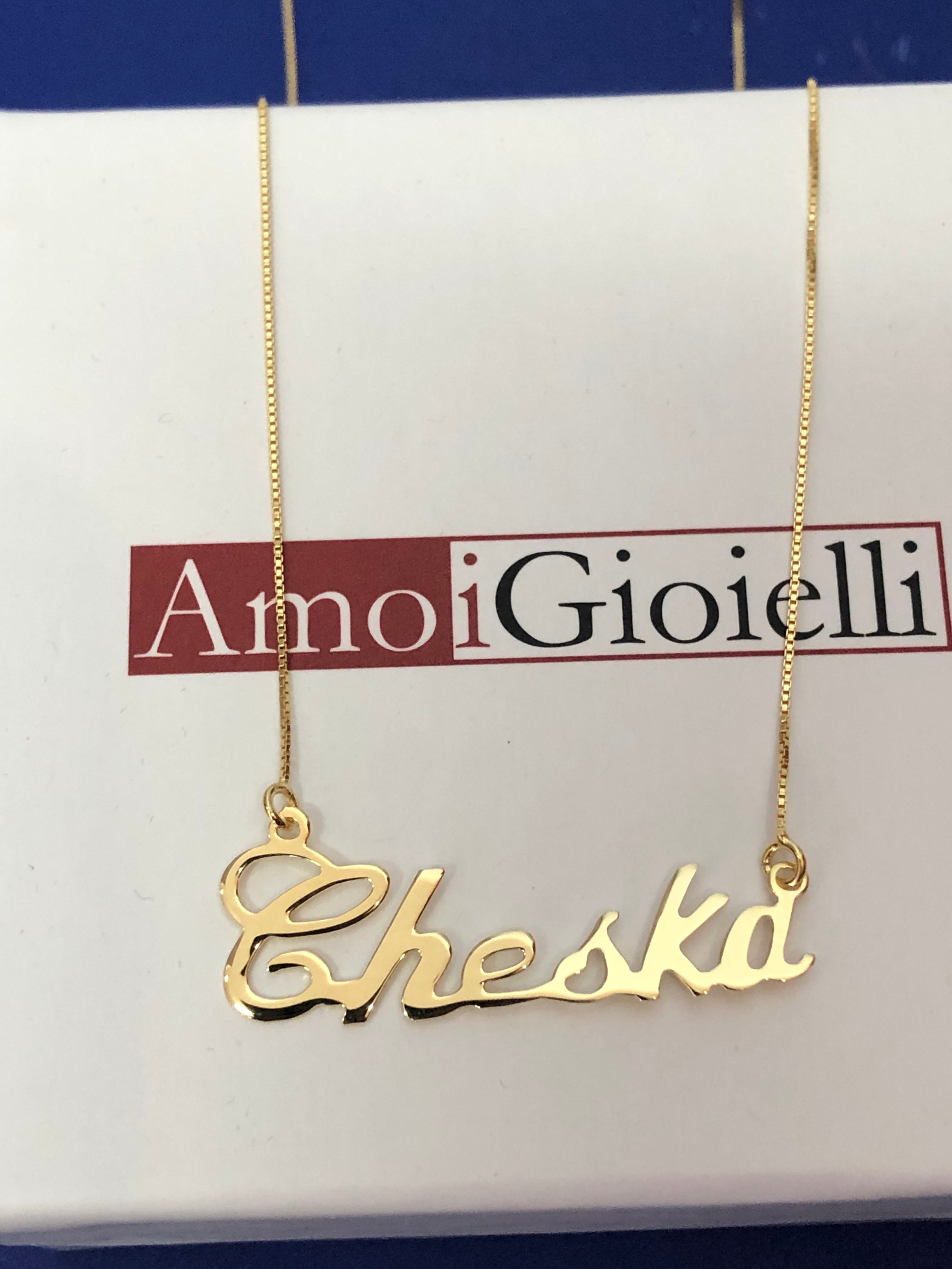 Collana con nome